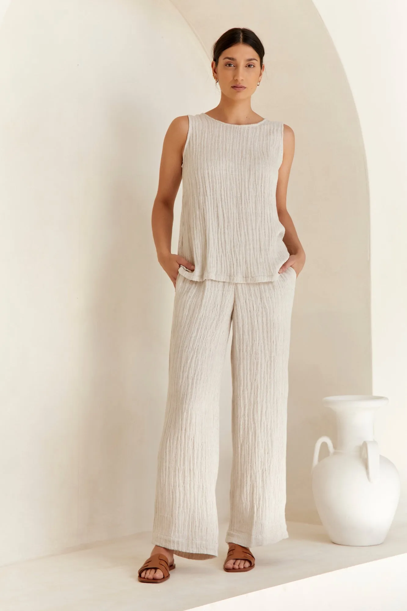 Florence Linen Pants Natural