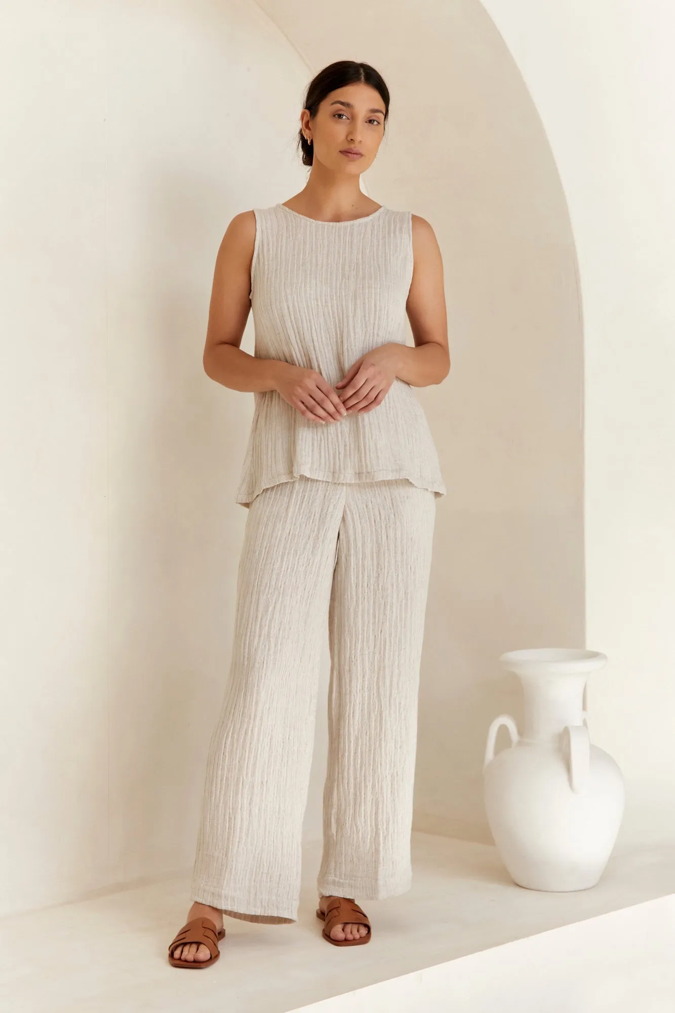 Florence Linen Pants Natural