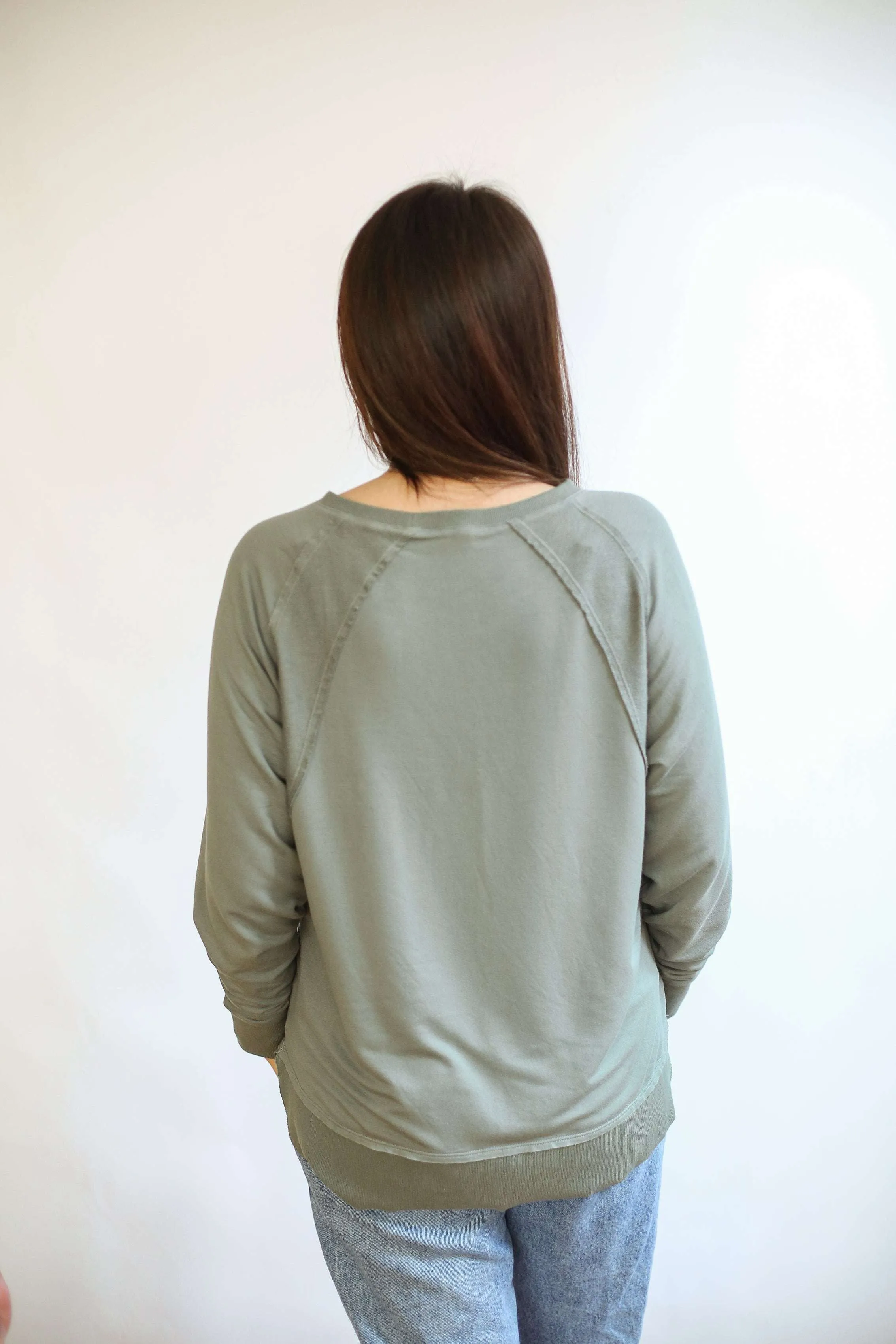 Free Flowing Long Sleeve Nursing Top