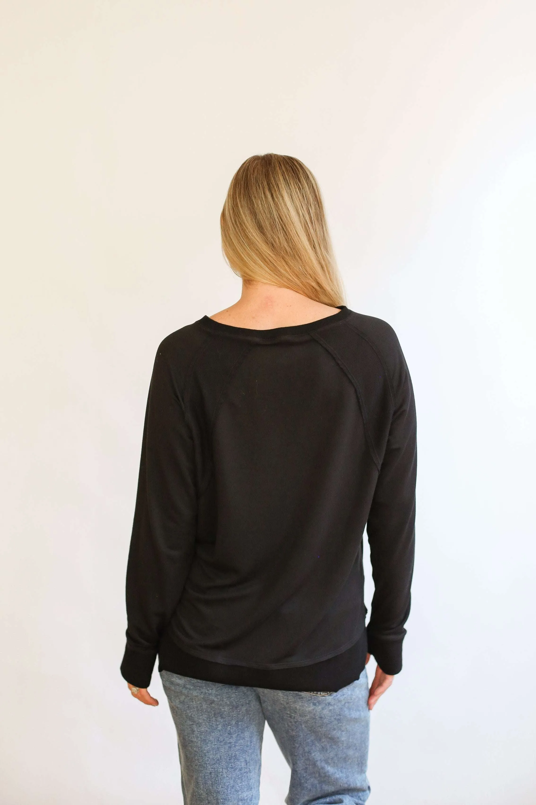 Free Flowing Long Sleeve Nursing Top