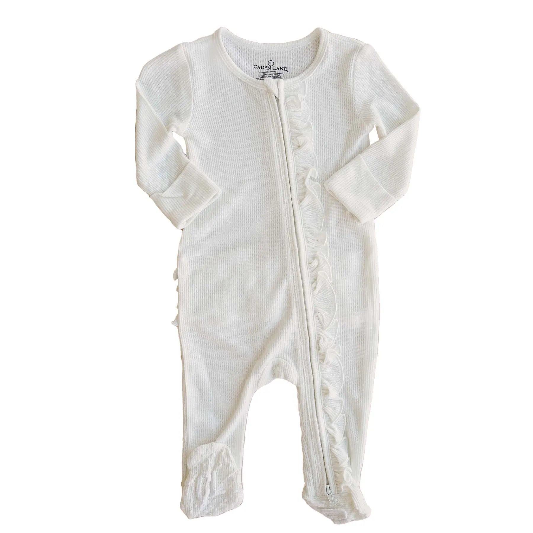 Girl Ruffle Zipper Footies - Best Sellers