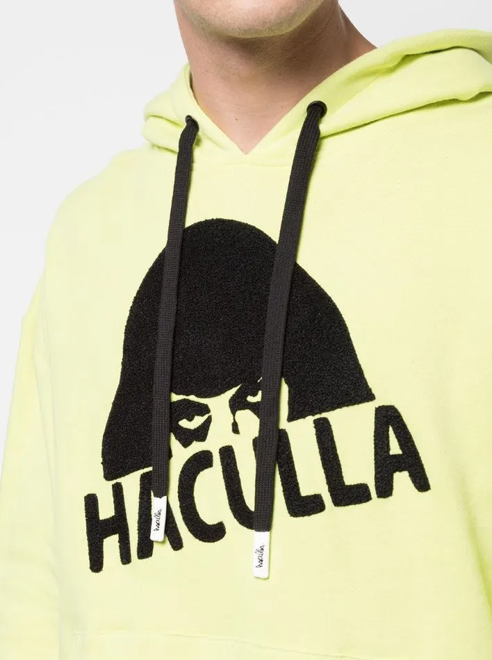 GLOSS DROP SHOULDER HOODIE LIME