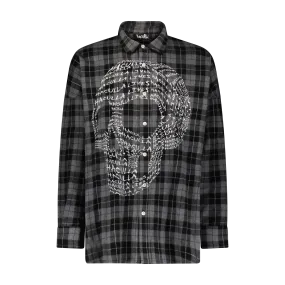 HACULLA LIVES SKULL WOVEN SHIRT