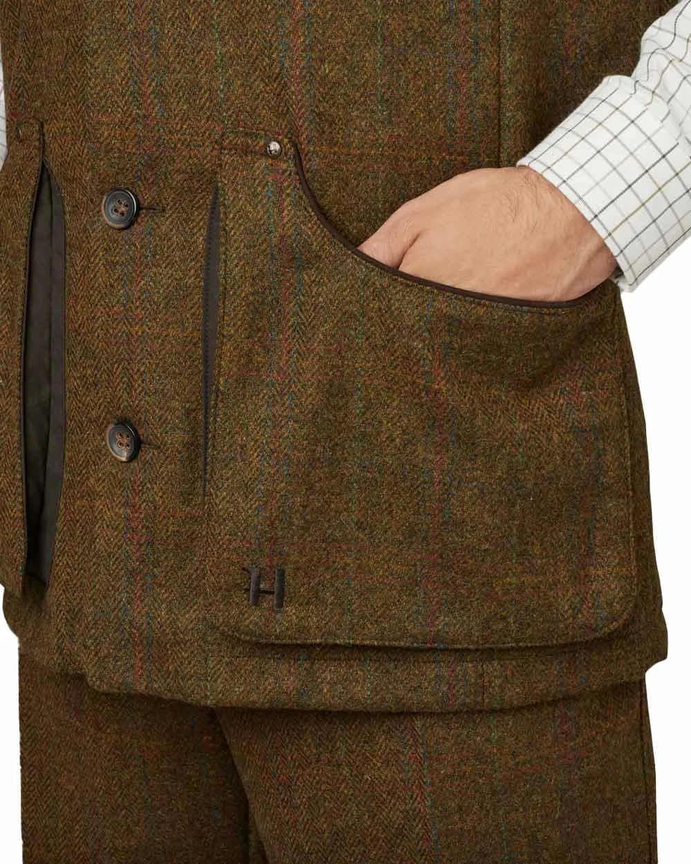 Harkila Stornoway 2.0 Tweed Shooting Waistcoat