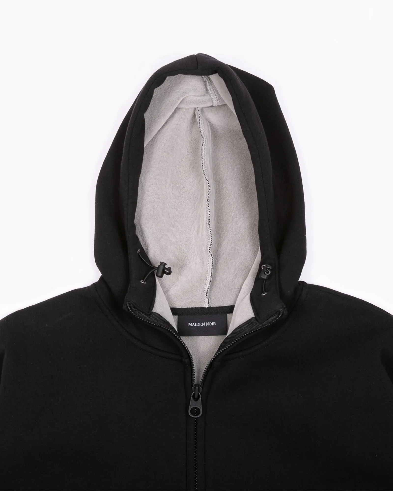 Hoodie Poly Fleece - Black