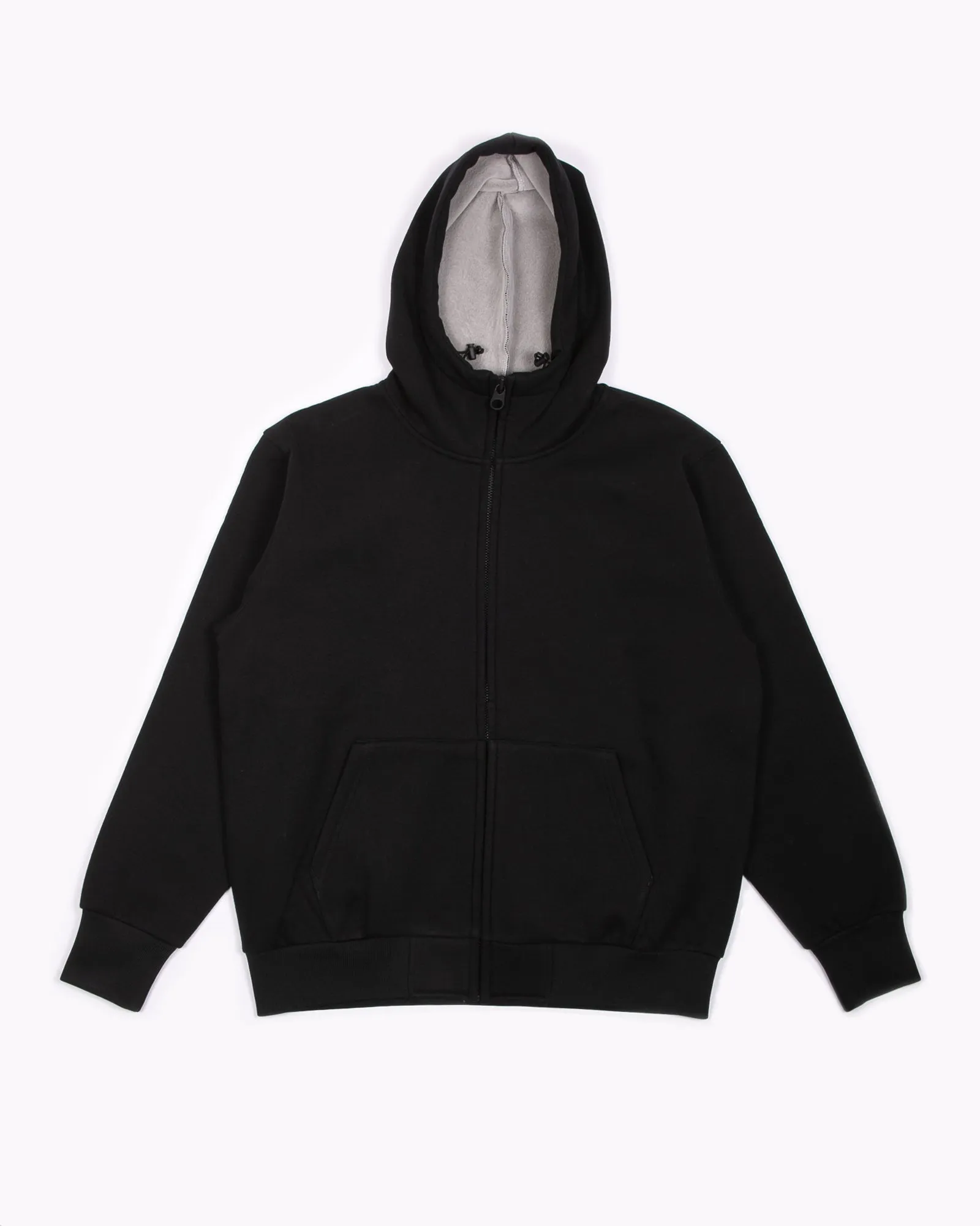 Hoodie Poly Fleece - Black