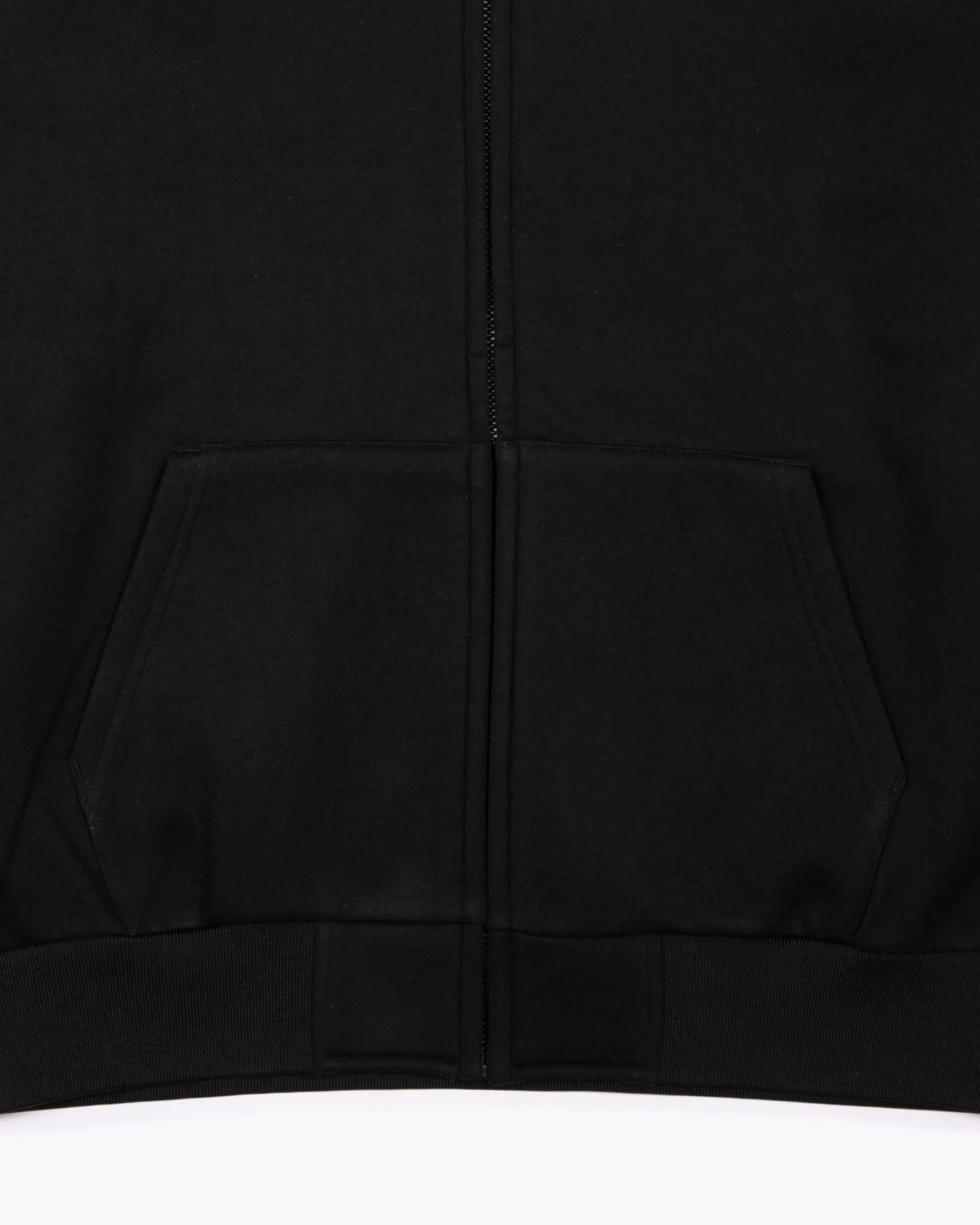 Hoodie Poly Fleece - Black