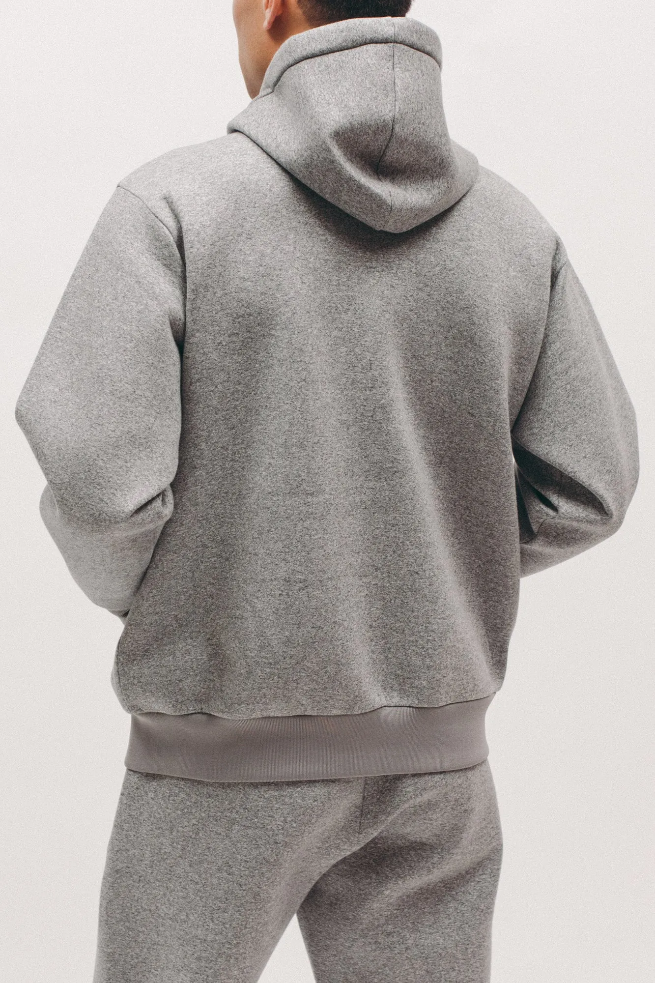 Hoodie Poly Fleece - Heather