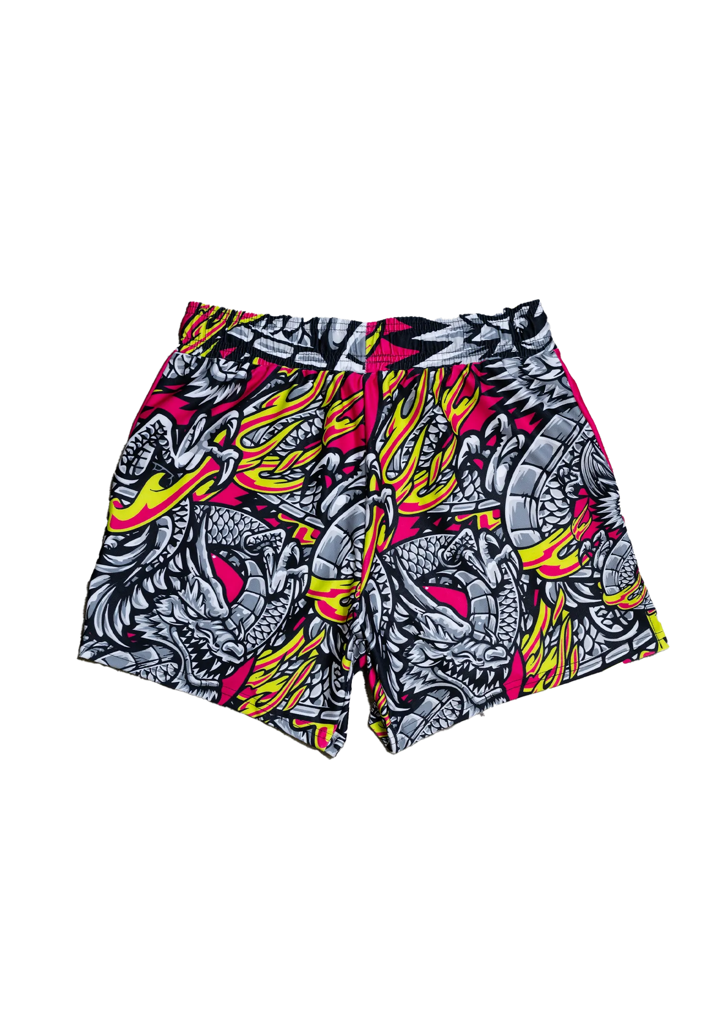 Iron Dragon Gym Shorts (5” & 7" Inseam) - Magenta