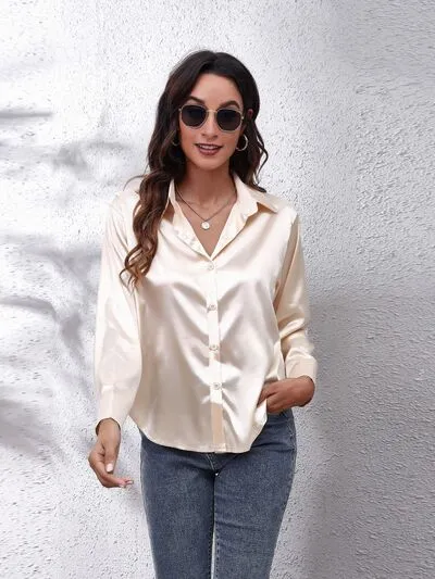 Just BE. Leona Button Shirt