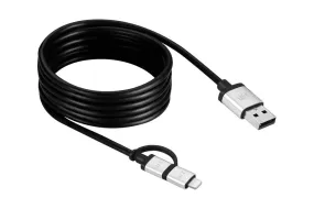 Just Mobile - AluCable Duo Micro USB and Lightning Cable