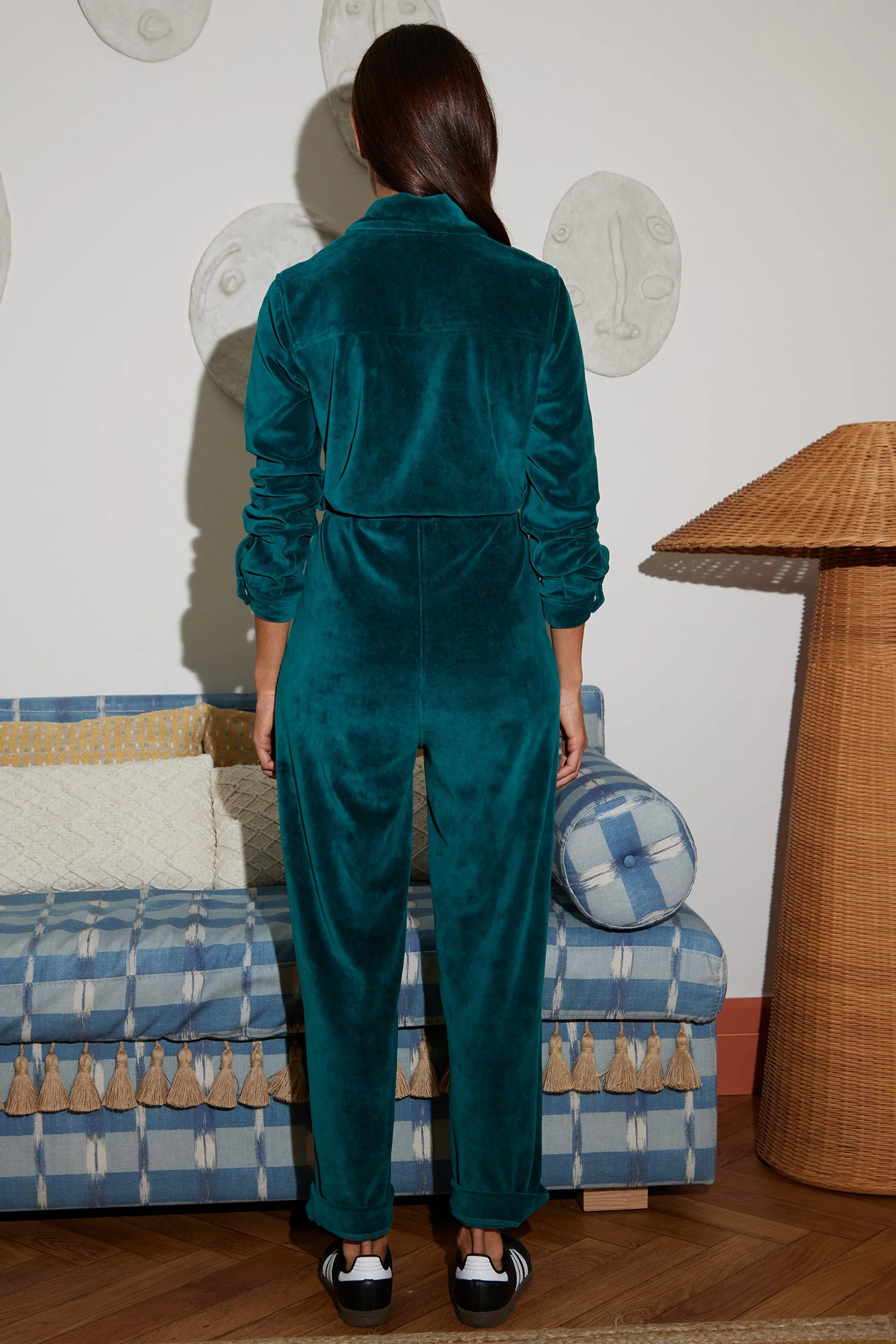 Katsumi Jumpsuit In Pine Green