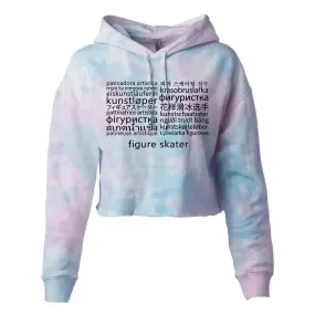 Languages - Feminine - Cotton Candy Hooded Crop