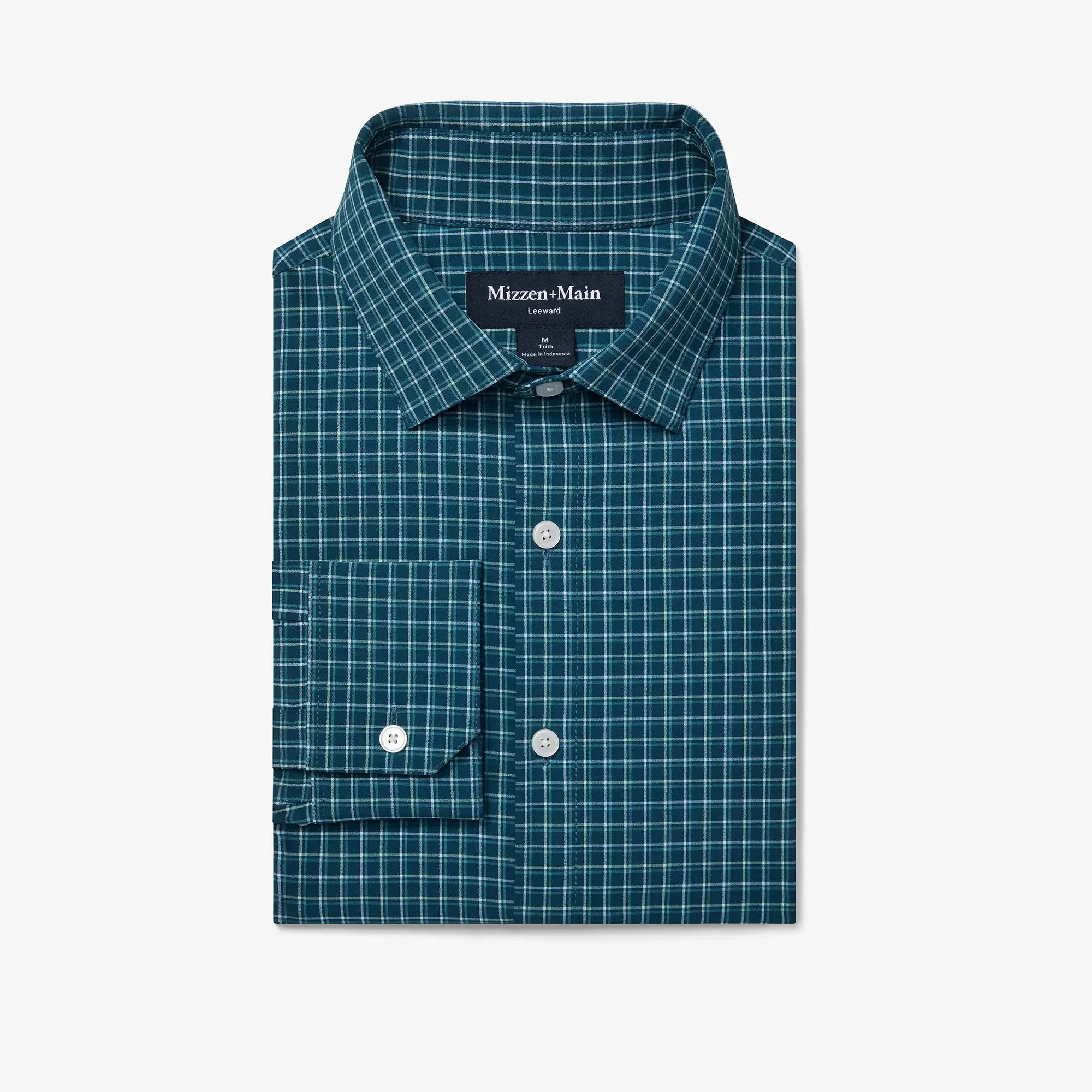 Leeward No Tuck Dress Shirt - Sea Ludlow Plaid