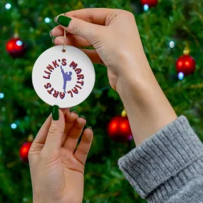 Link's Martial Arts Logo Ceramic Ornament