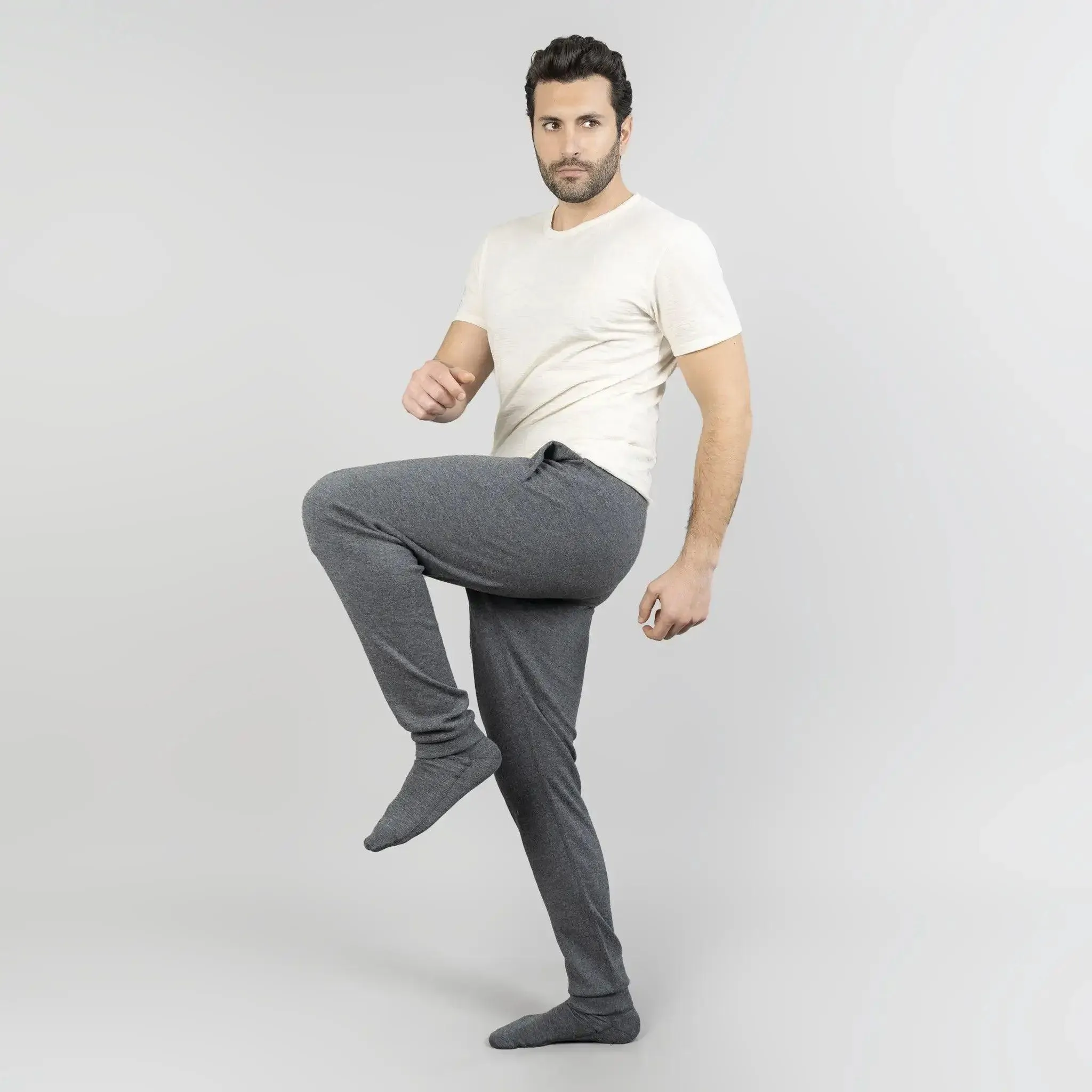 Men's Alpaca Wool Joggers: 300 Lightweight