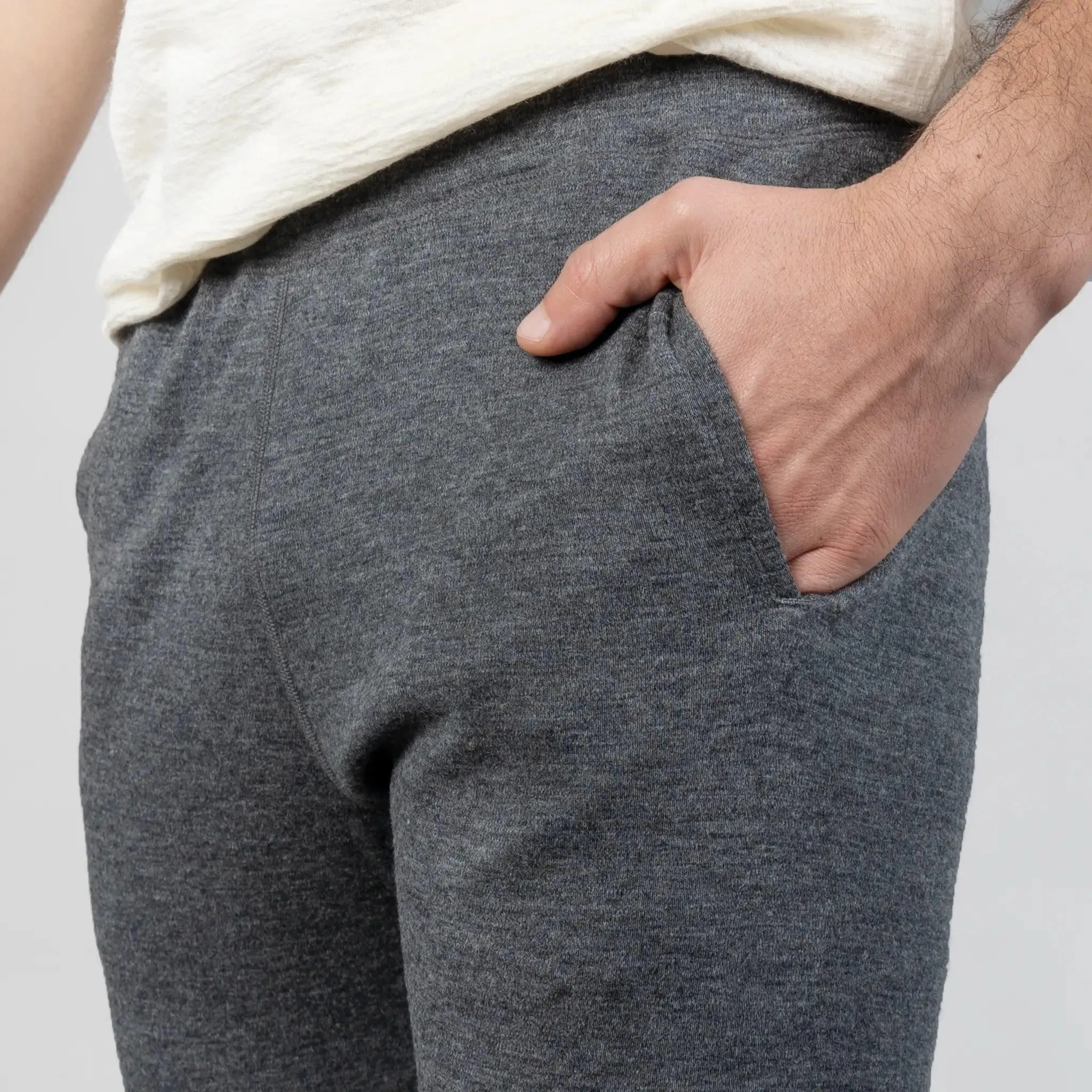 Men's Alpaca Wool Sweatpants: 420 Midweight