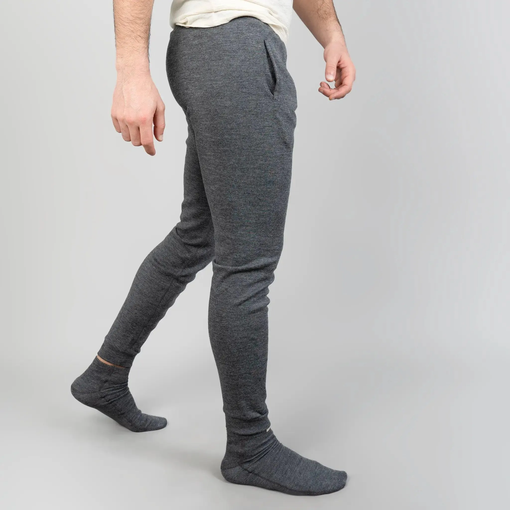 Men's Alpaca Wool Sweatpants: 420 Midweight