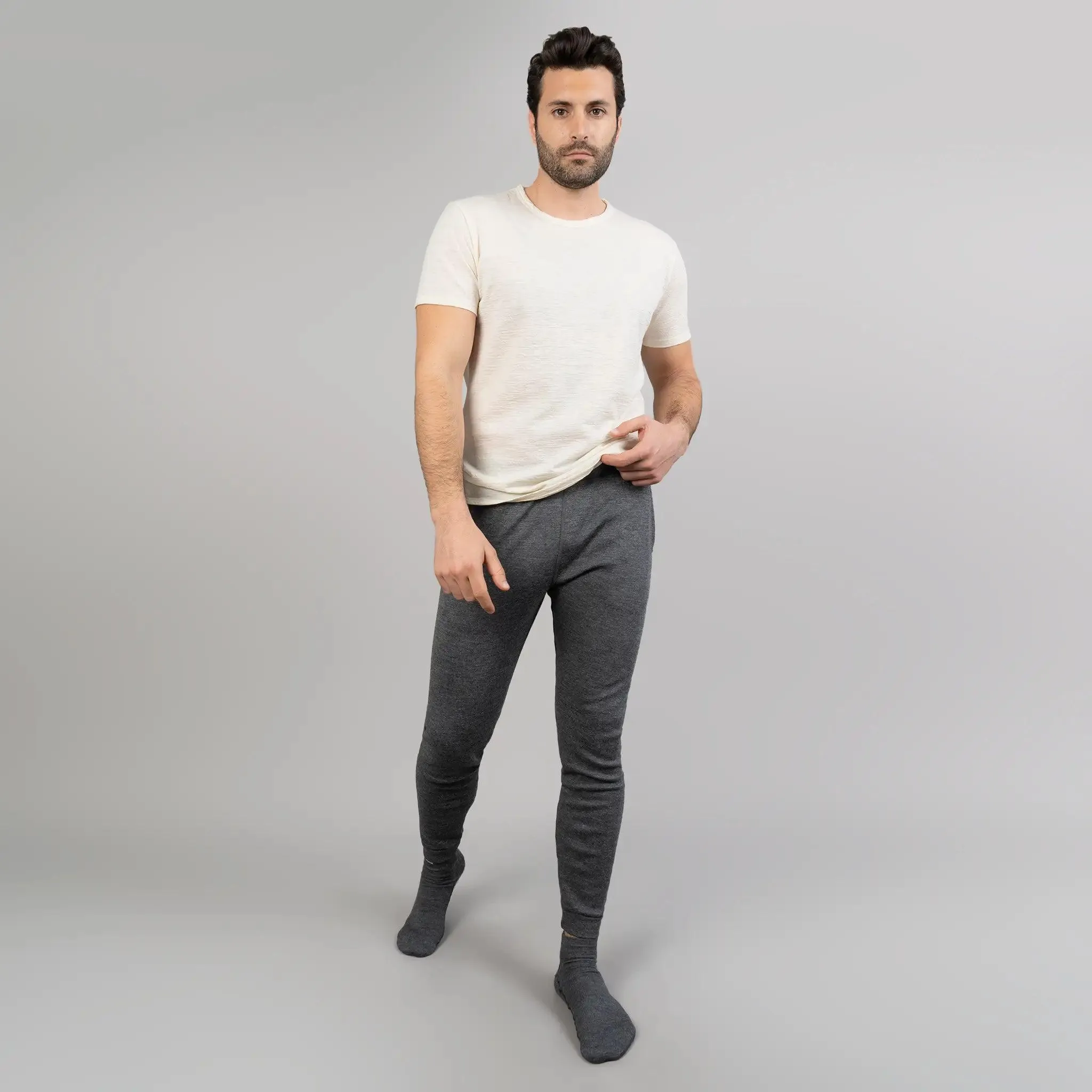 Men's Alpaca Wool Sweatpants: 420 Midweight