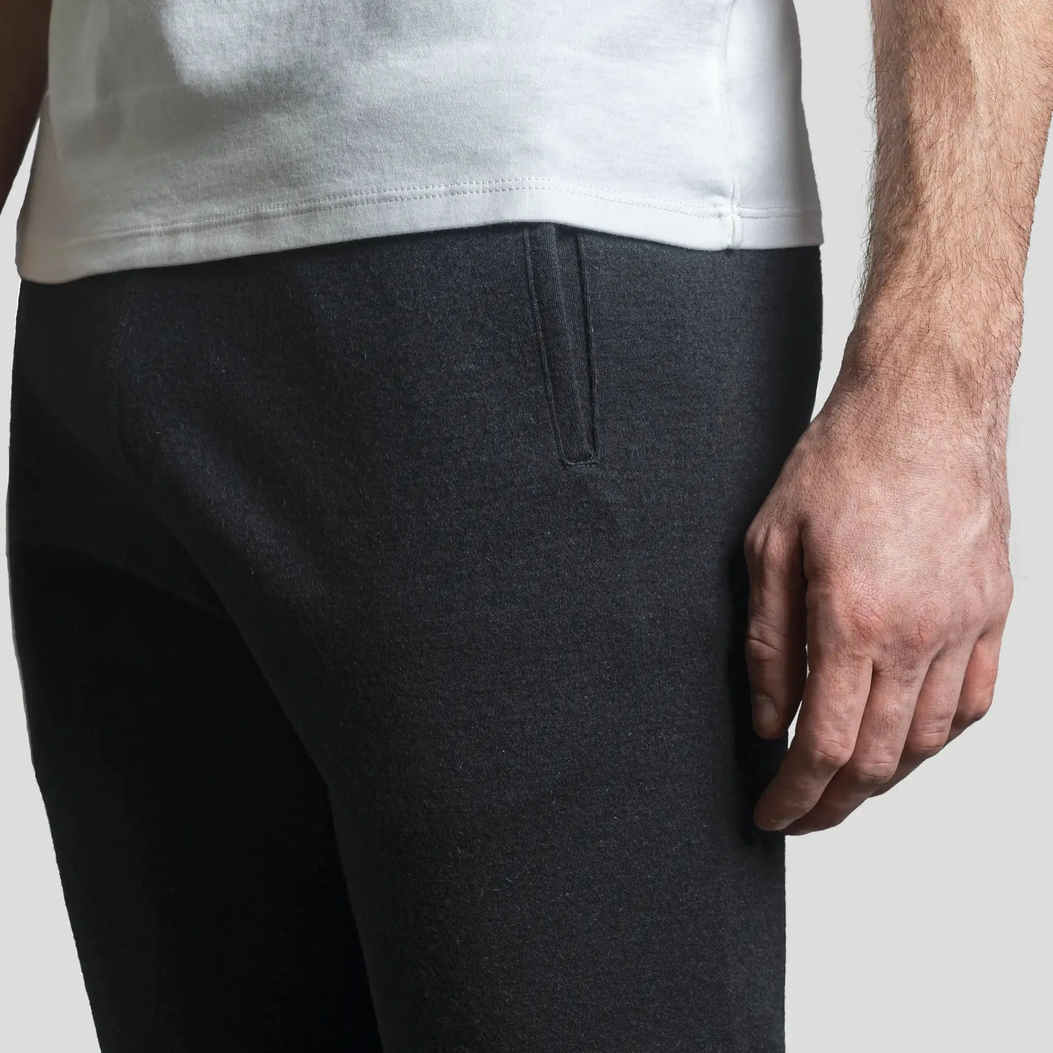 Men's Alpaca Wool Sweatpants: 420 Midweight