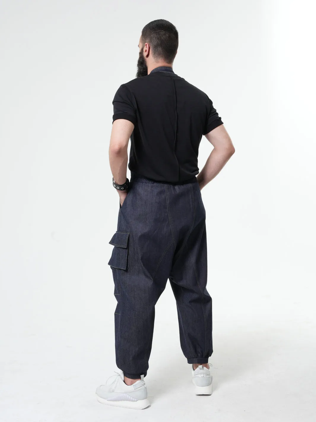 Mens Denim Jumpsuit