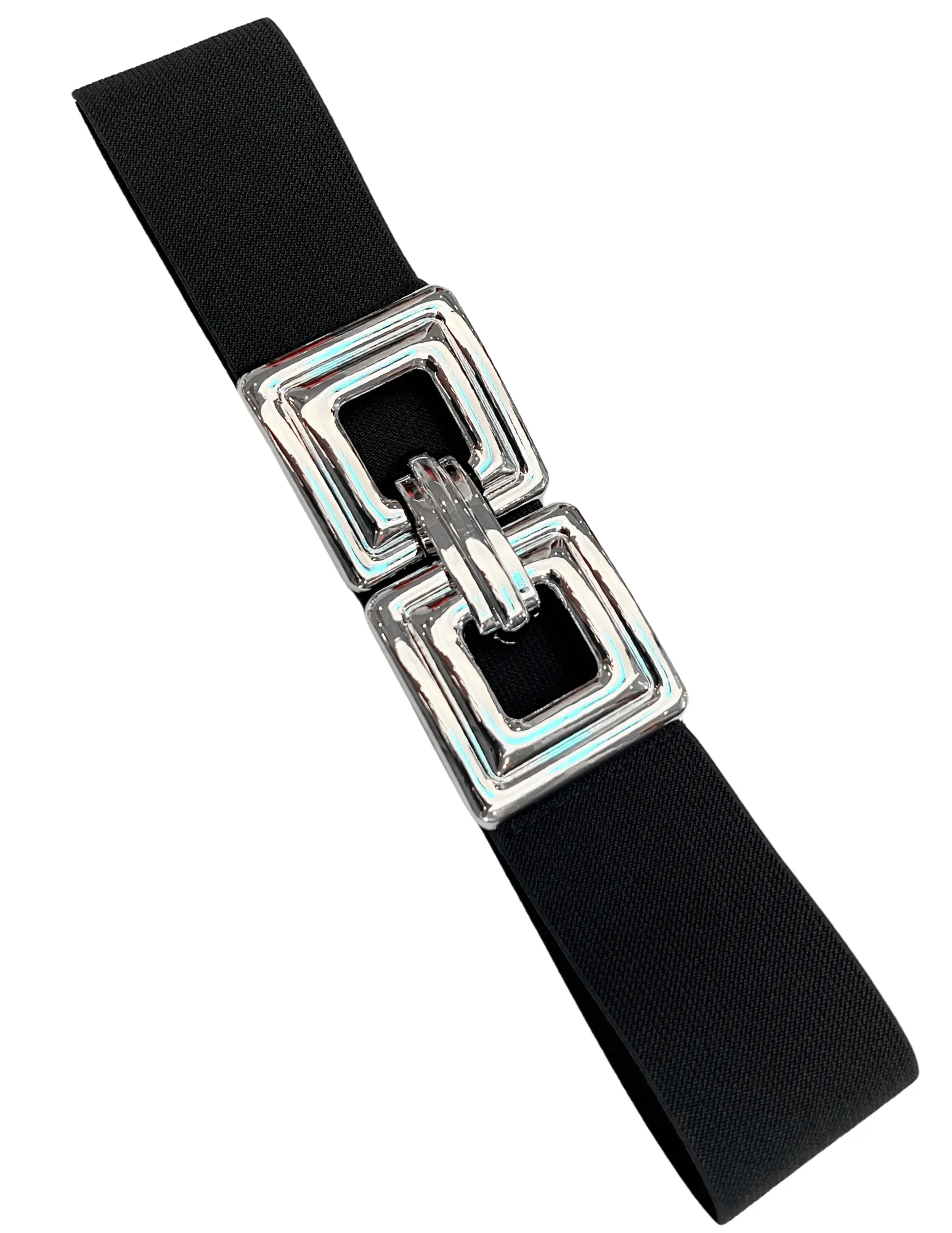 Metal Square Stretch Belt