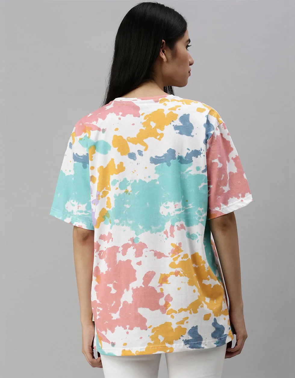 Mickey Oversized Tie-Dye T-Shirt