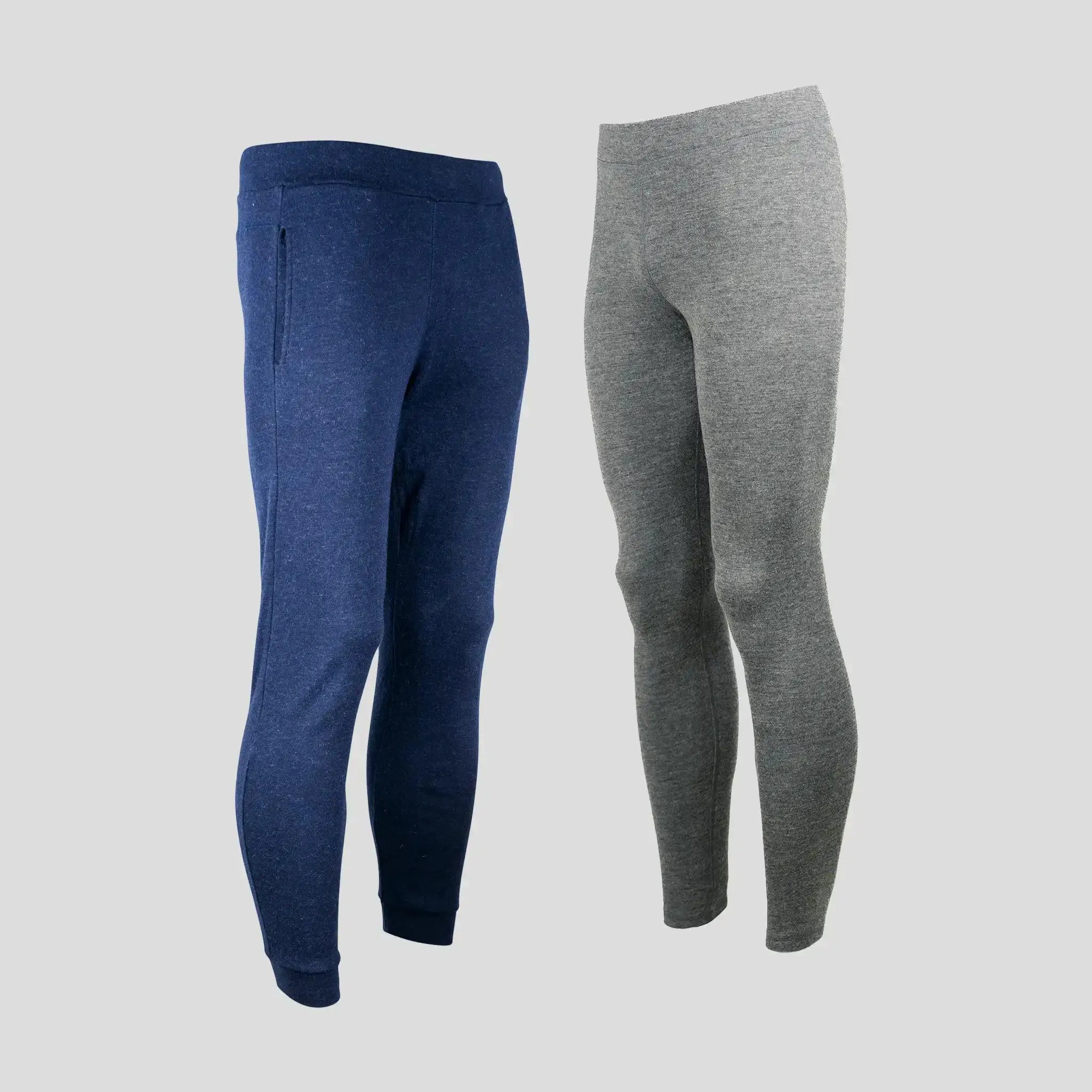 Mix 2 Pack - Men's Alpaca Wool Sweatpants & Leggings: 420 Midweight