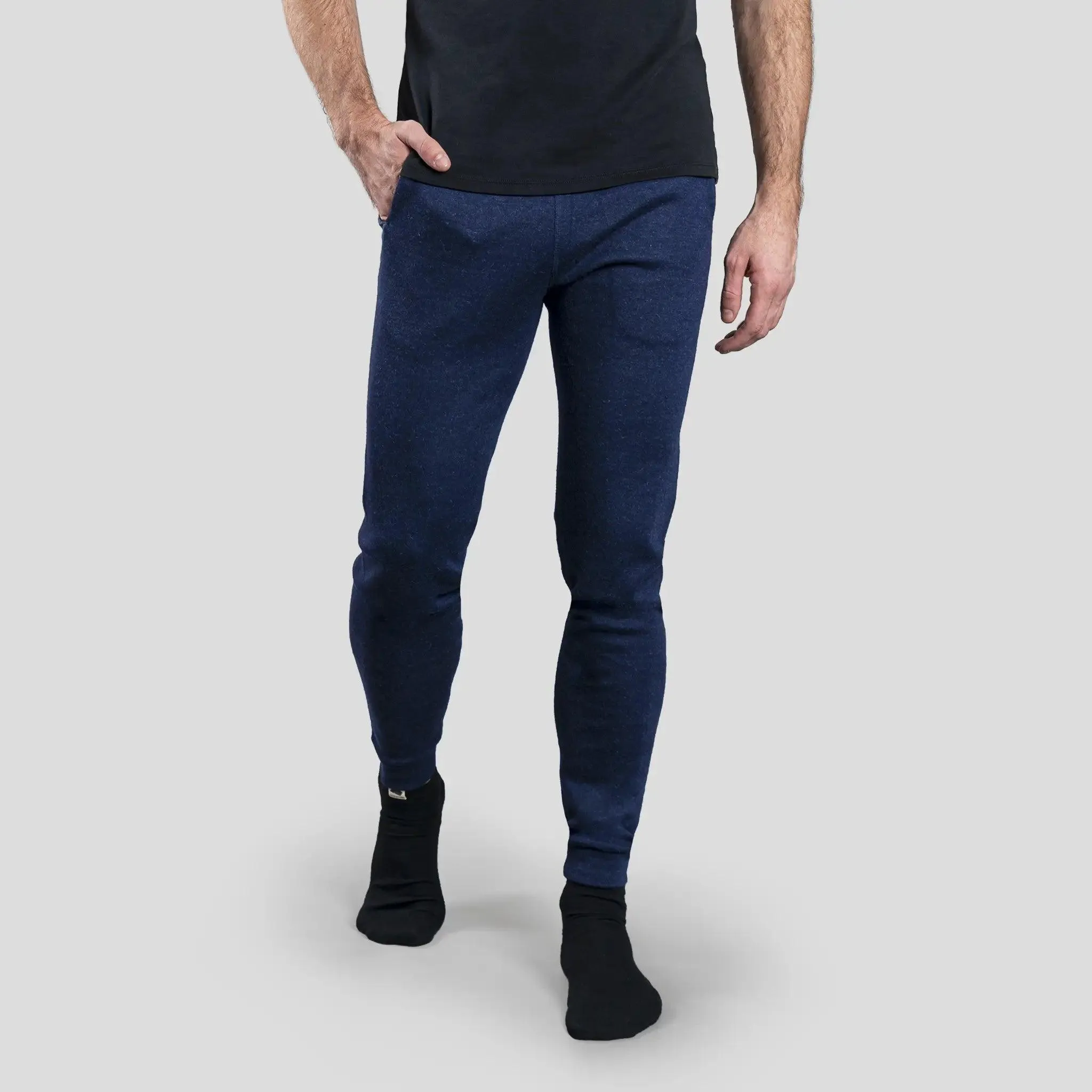 Mix 2 Pack - Men's Alpaca Wool Sweatpants & Leggings: 420 Midweight