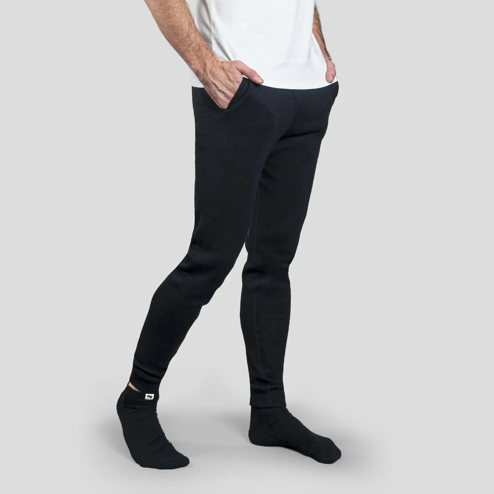 Mix 2 Pack - Men's Alpaca Wool Sweatpants & Leggings: 420 Midweight