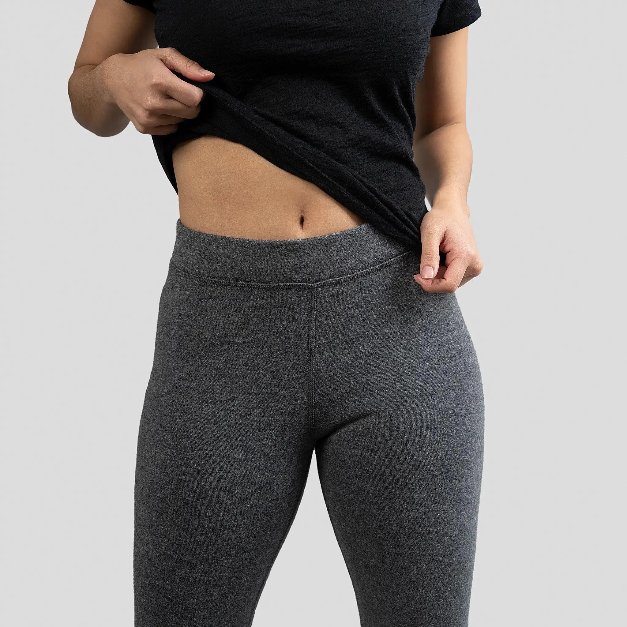 Mix 2 Pack - Women's Alpaca Wool Sweatpants & Leggings: 420 Midweight