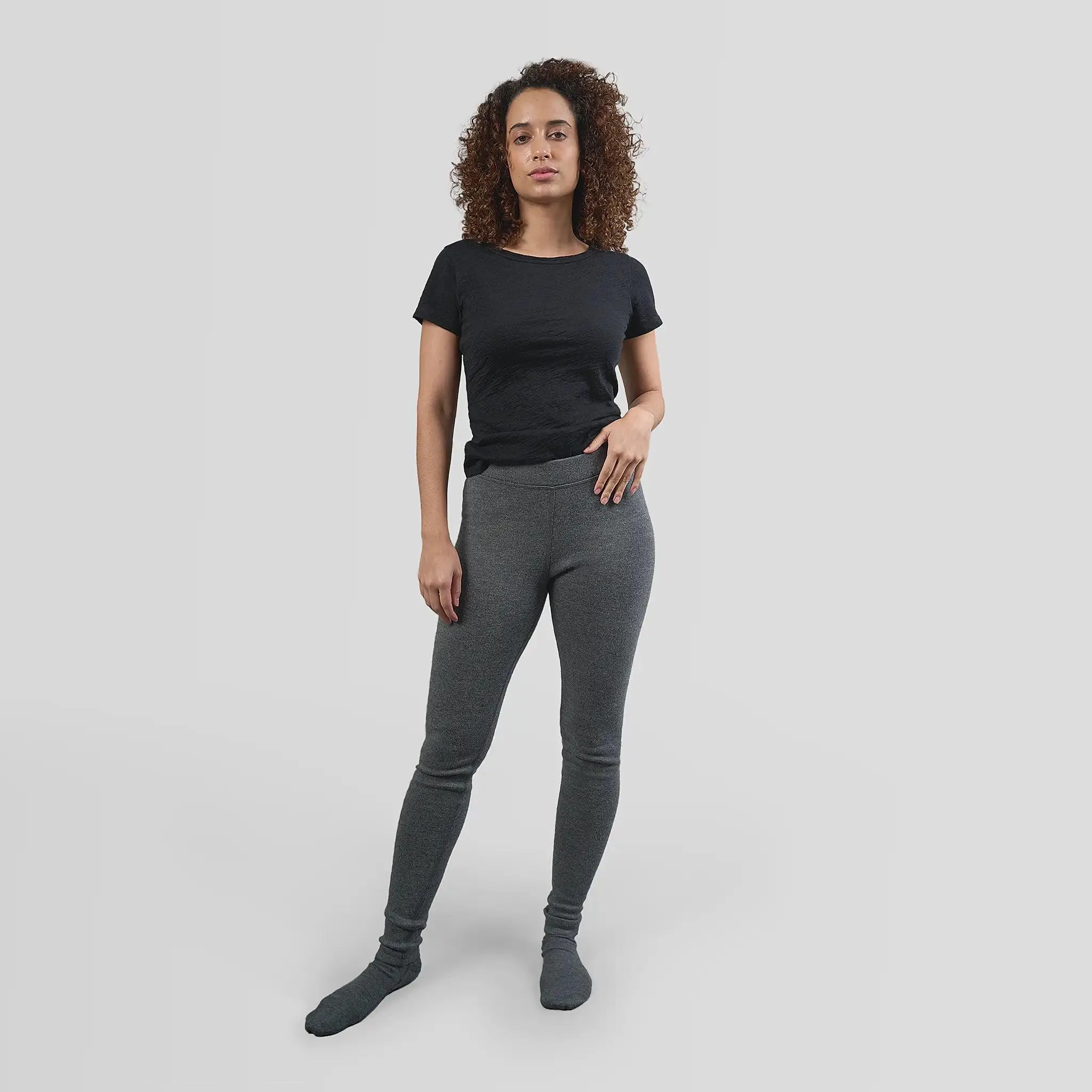 Mix 2 Pack - Women's Alpaca Wool Sweatpants & Leggings: 420 Midweight