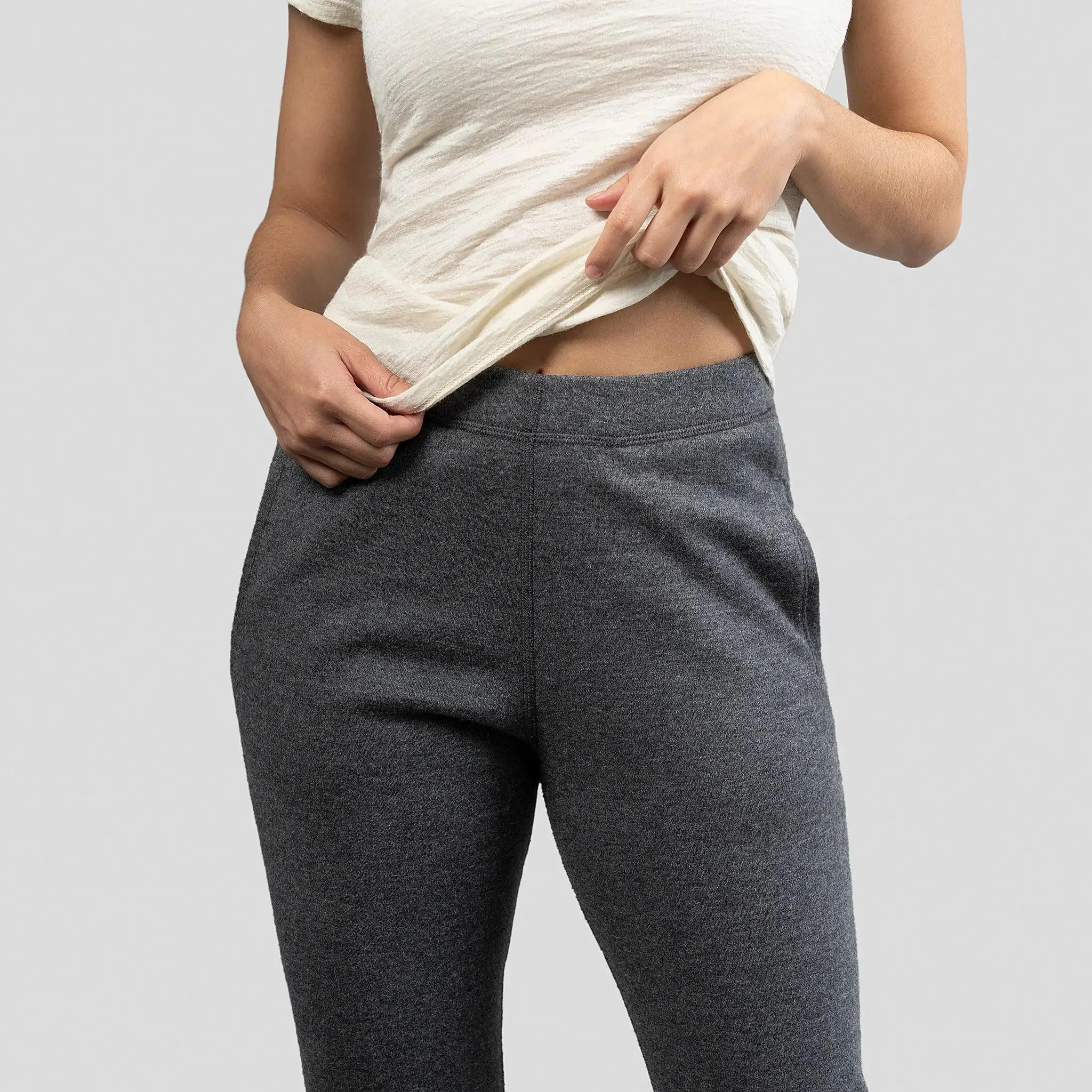 Mix 2 Pack - Women's Alpaca Wool Sweatpants & Leggings: 420 Midweight