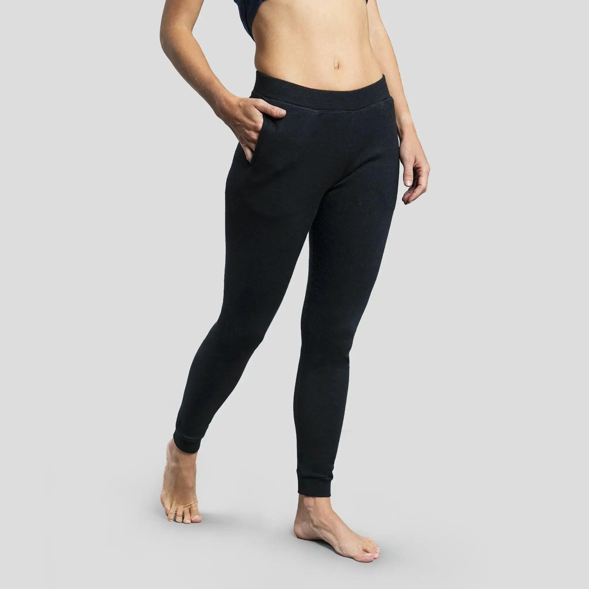 Mix 2 Pack - Women's Alpaca Wool Sweatpants & Leggings: 420 Midweight