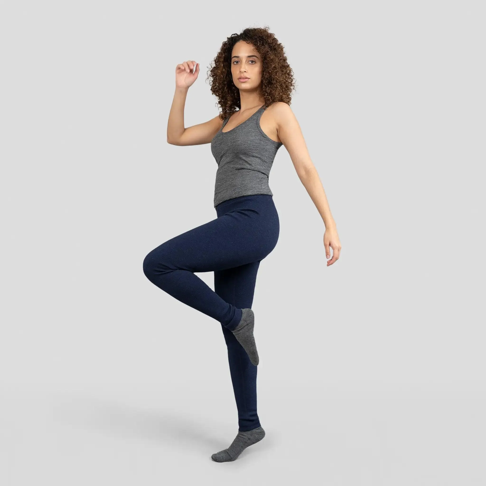 Mix 2 Pack - Women's Alpaca Wool Sweatpants & Leggings: 420 Midweight