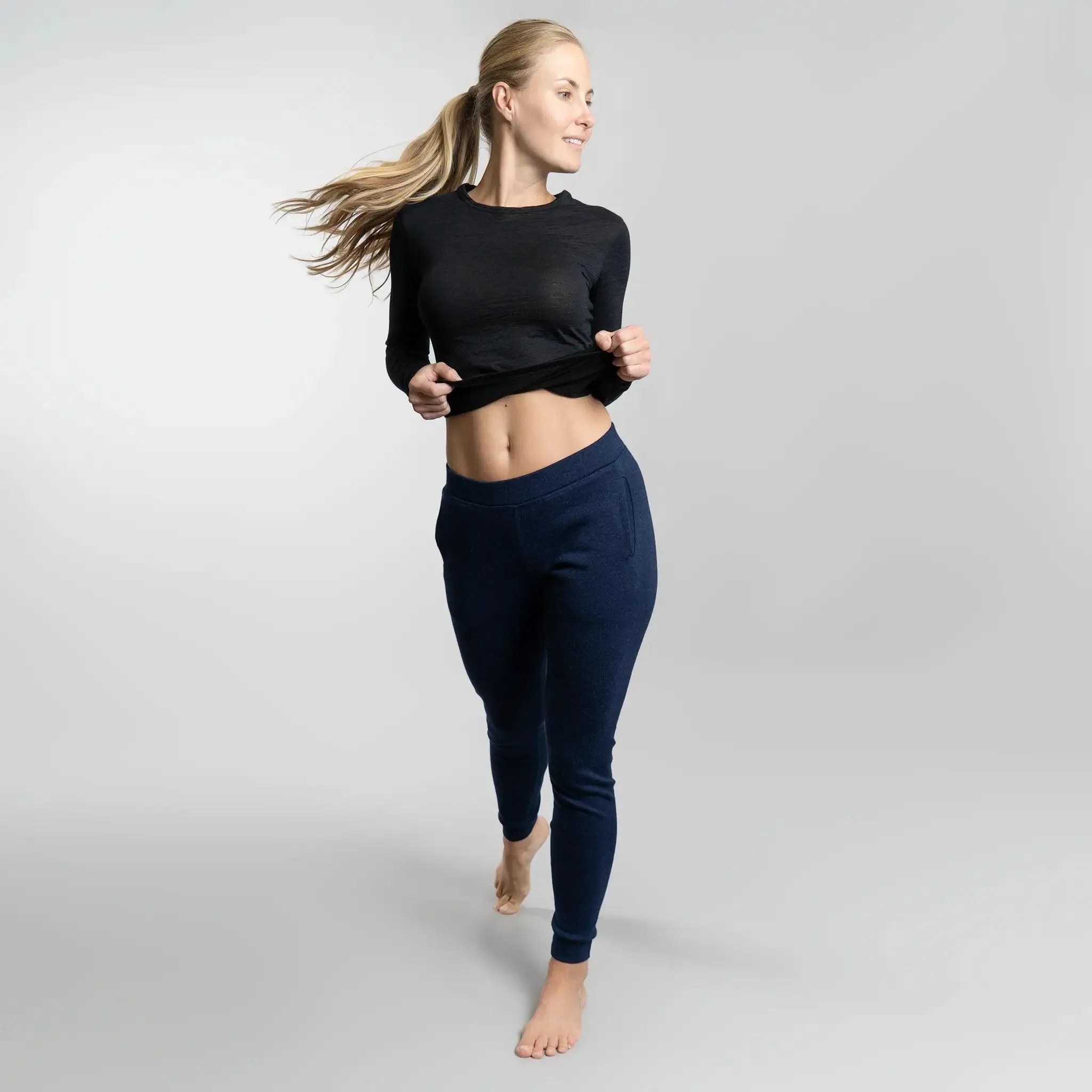 Mix 2 Pack - Women's Alpaca Wool Sweatpants & Leggings: 420 Midweight