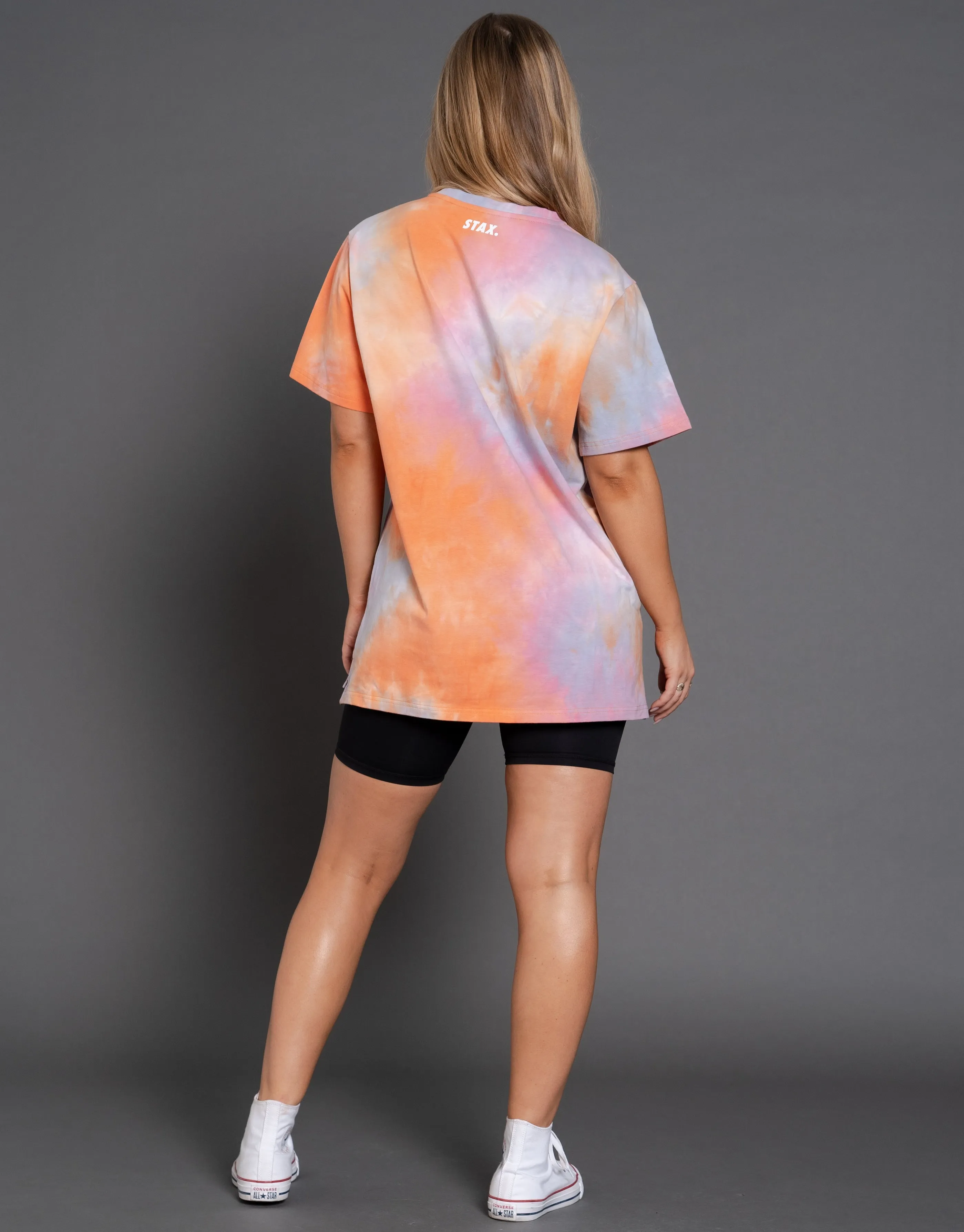 Oversize Tie Dye Tee - Sunrise