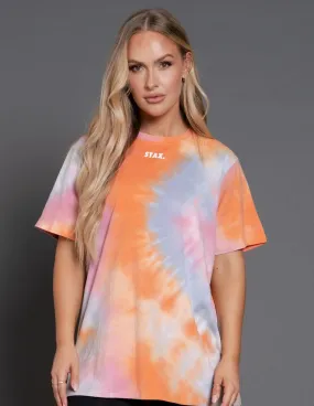 Oversize Tie Dye Tee - Sunrise