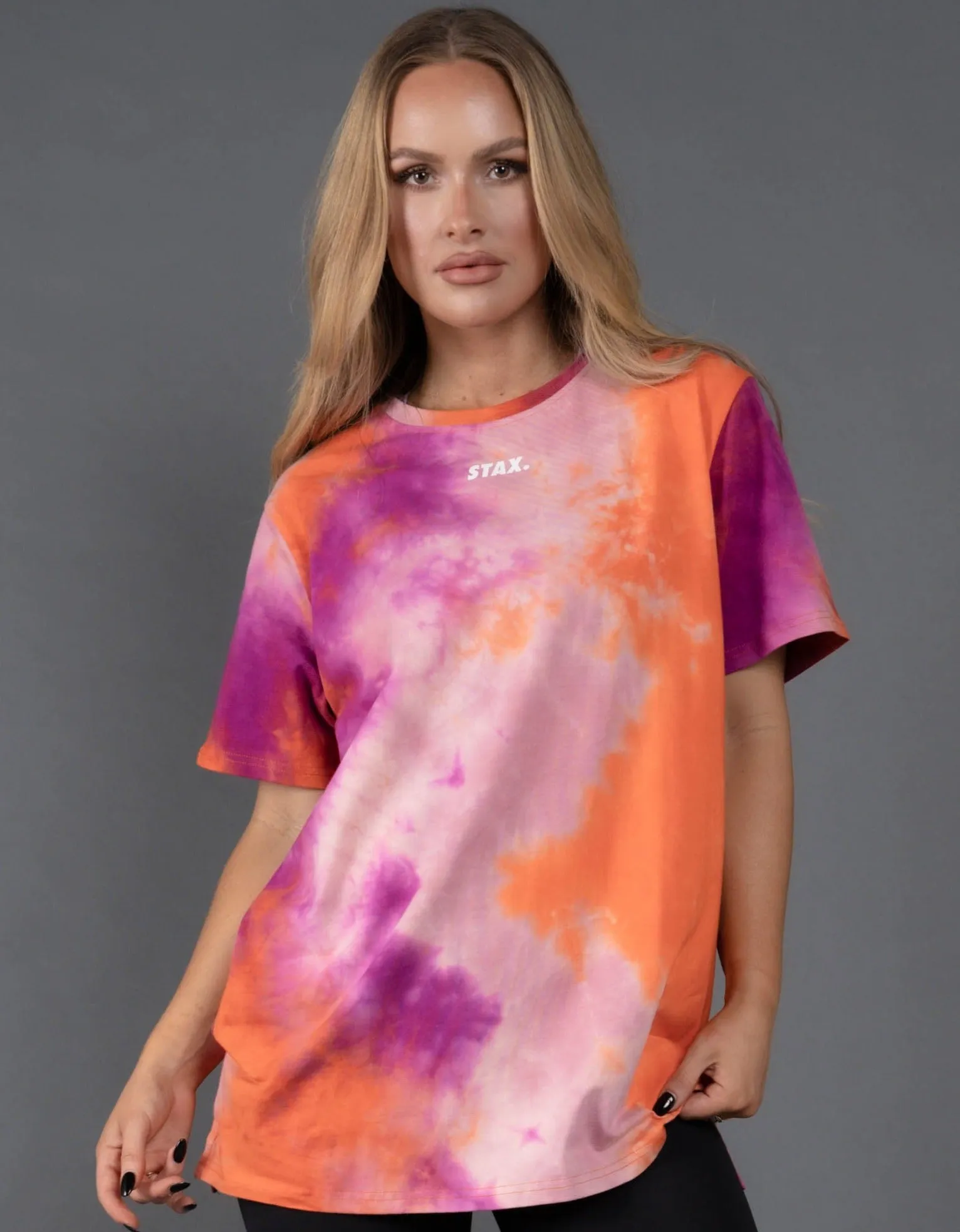 Oversize Tie Dye Tee - Universe