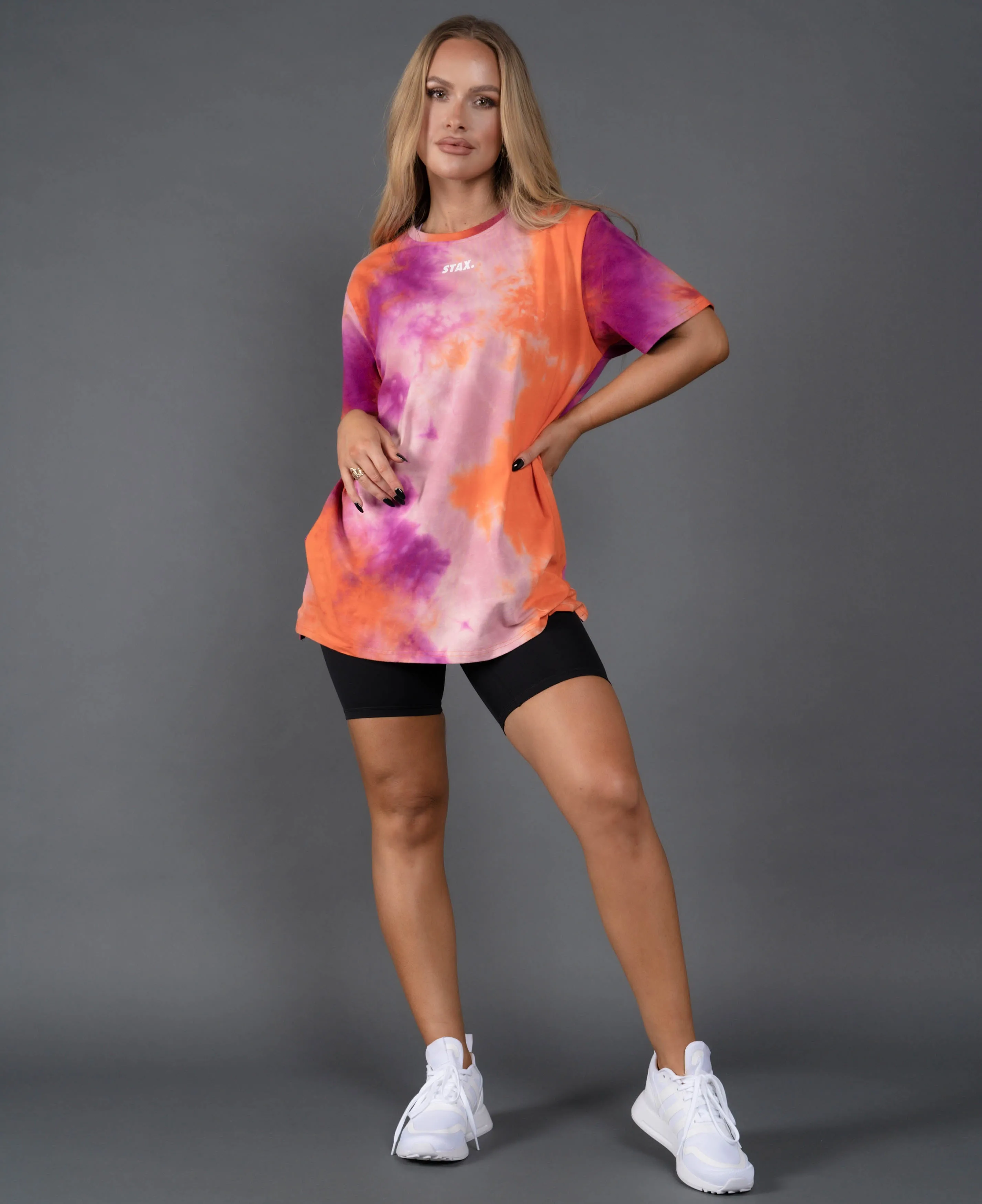 Oversize Tie Dye Tee - Universe