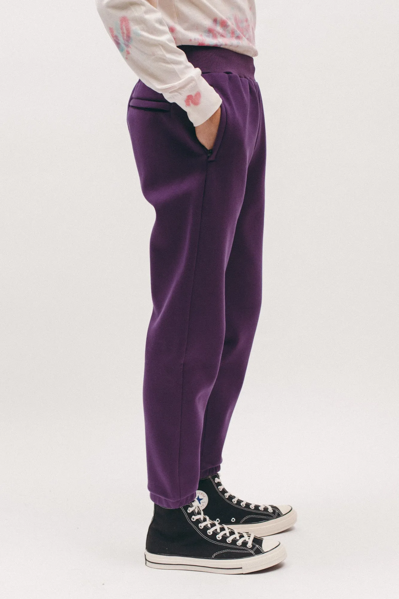 Poly Fleece Pants - Lavender