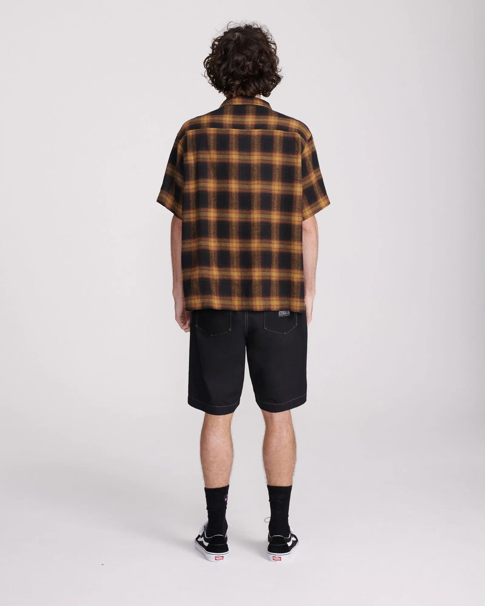 SHIN SHORT SLEEVE SHIRT - CAMEL