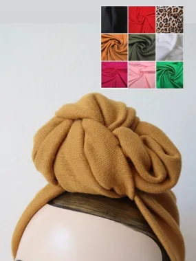 SMALL KNOT Vintage Style Pre-tied Headband in 9 Colours (made to order)