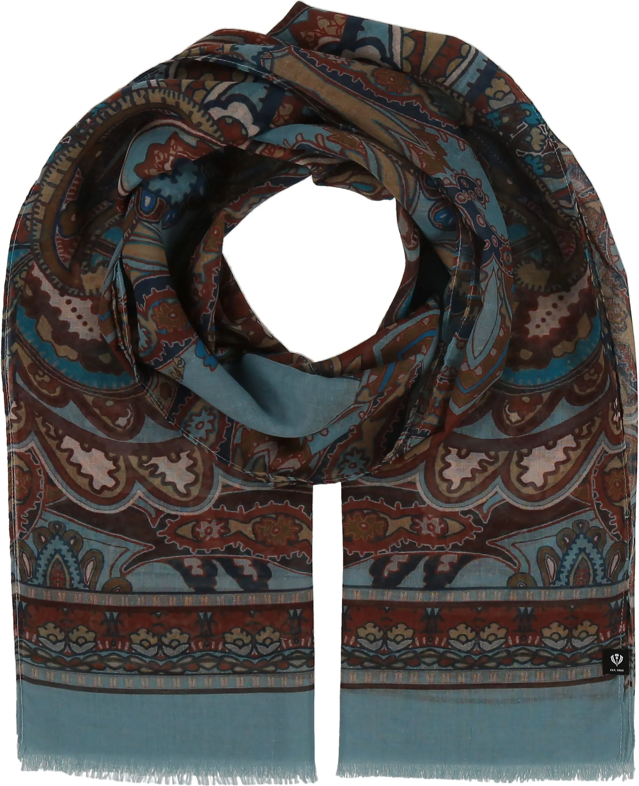 Sustainability Edition Ornamental Paisley Recycled Scarf