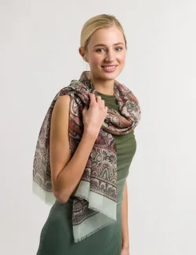 Sustainability Edition Ornamental Paisley Recycled Scarf