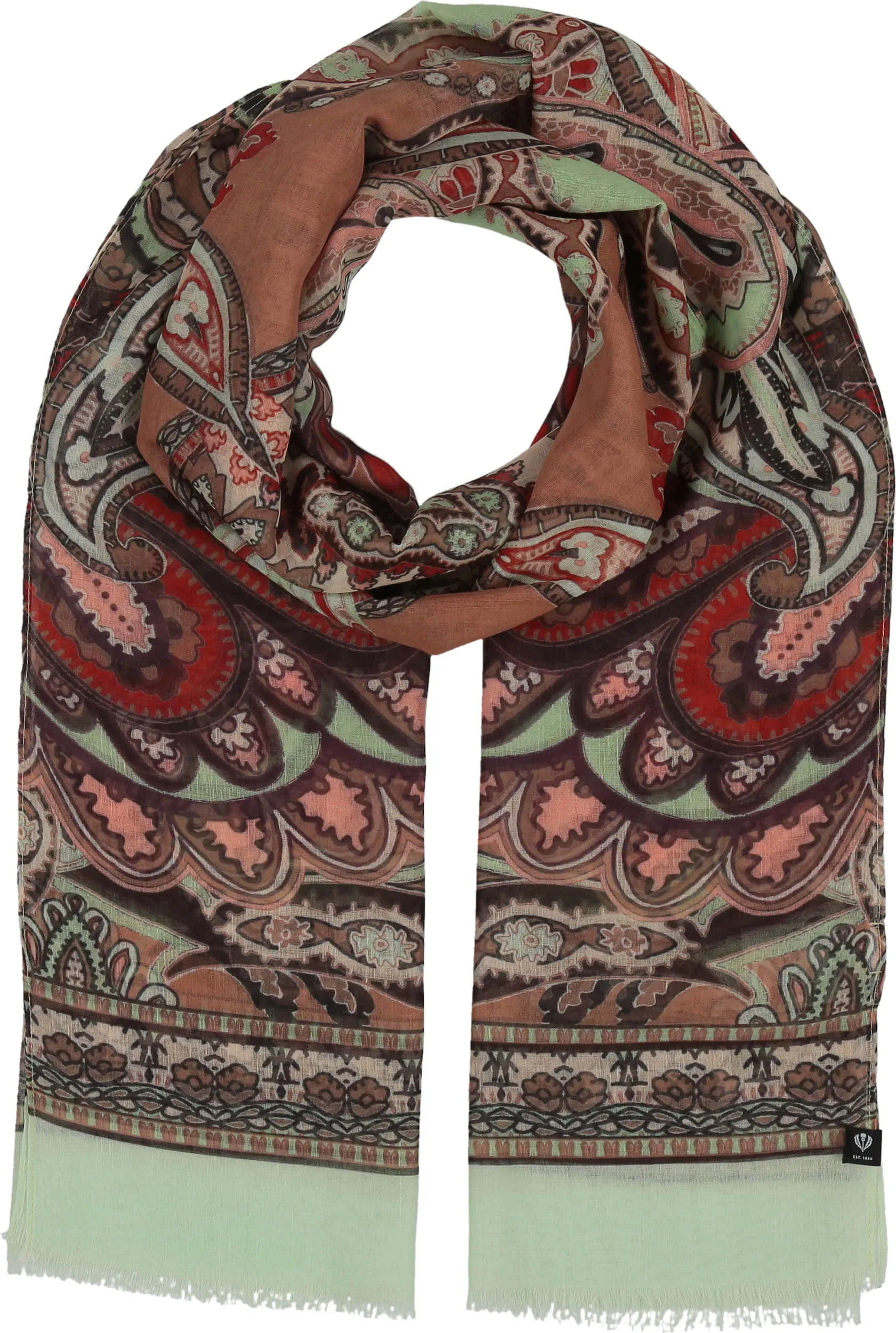 Sustainability Edition Ornamental Paisley Recycled Scarf