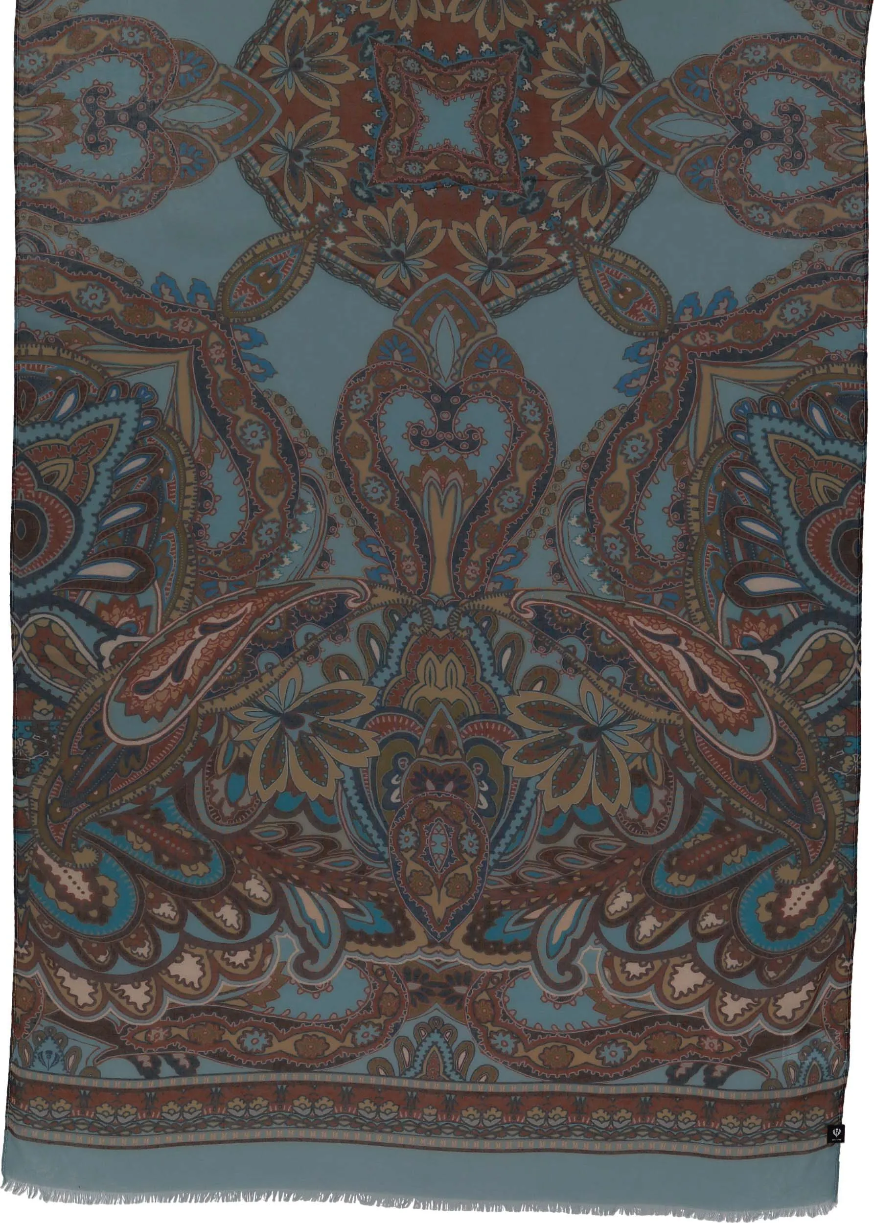 Sustainability Edition Ornamental Paisley Recycled Scarf