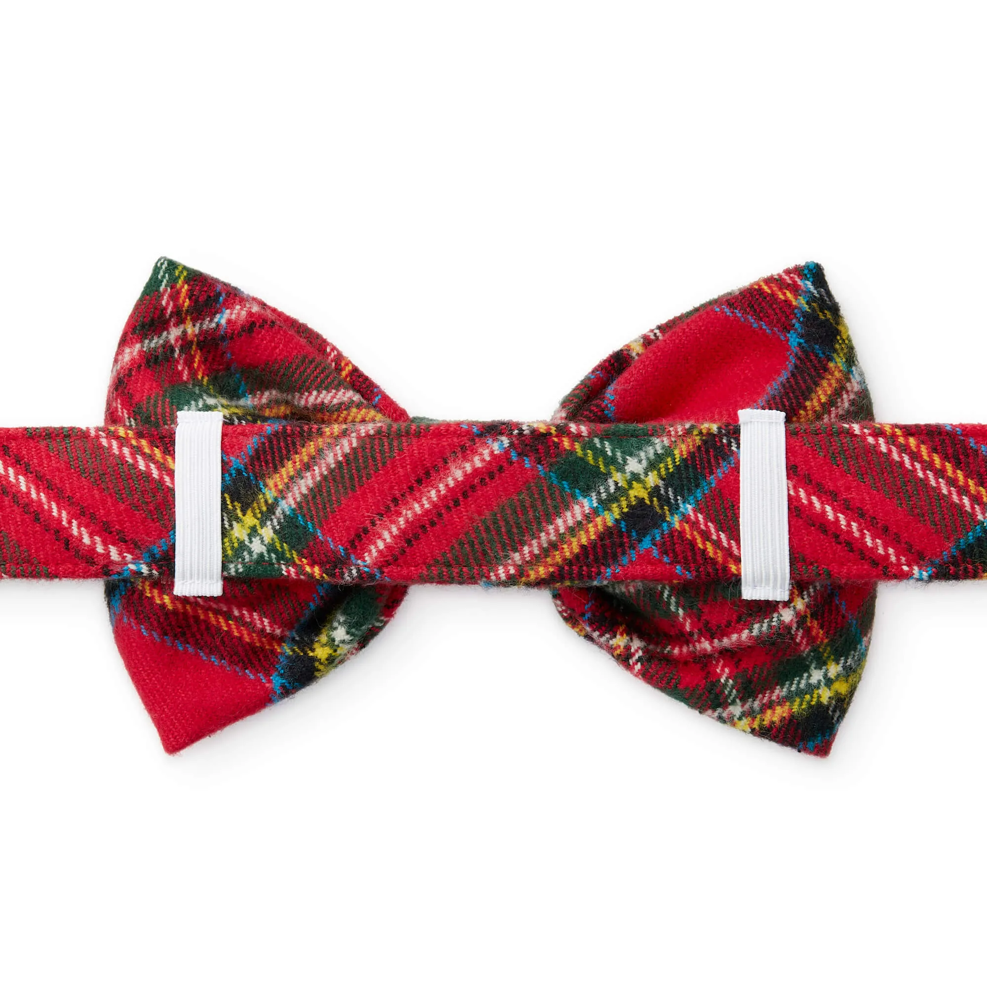 Tartan Plaid Flannel Bow Tie Collar