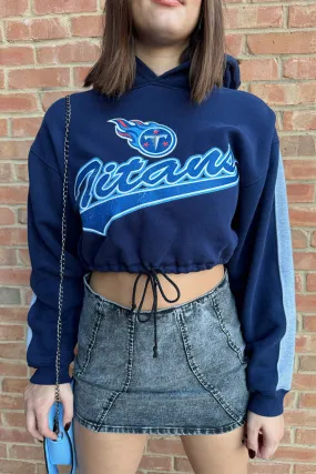 Titans Drawstring Crop Pullover