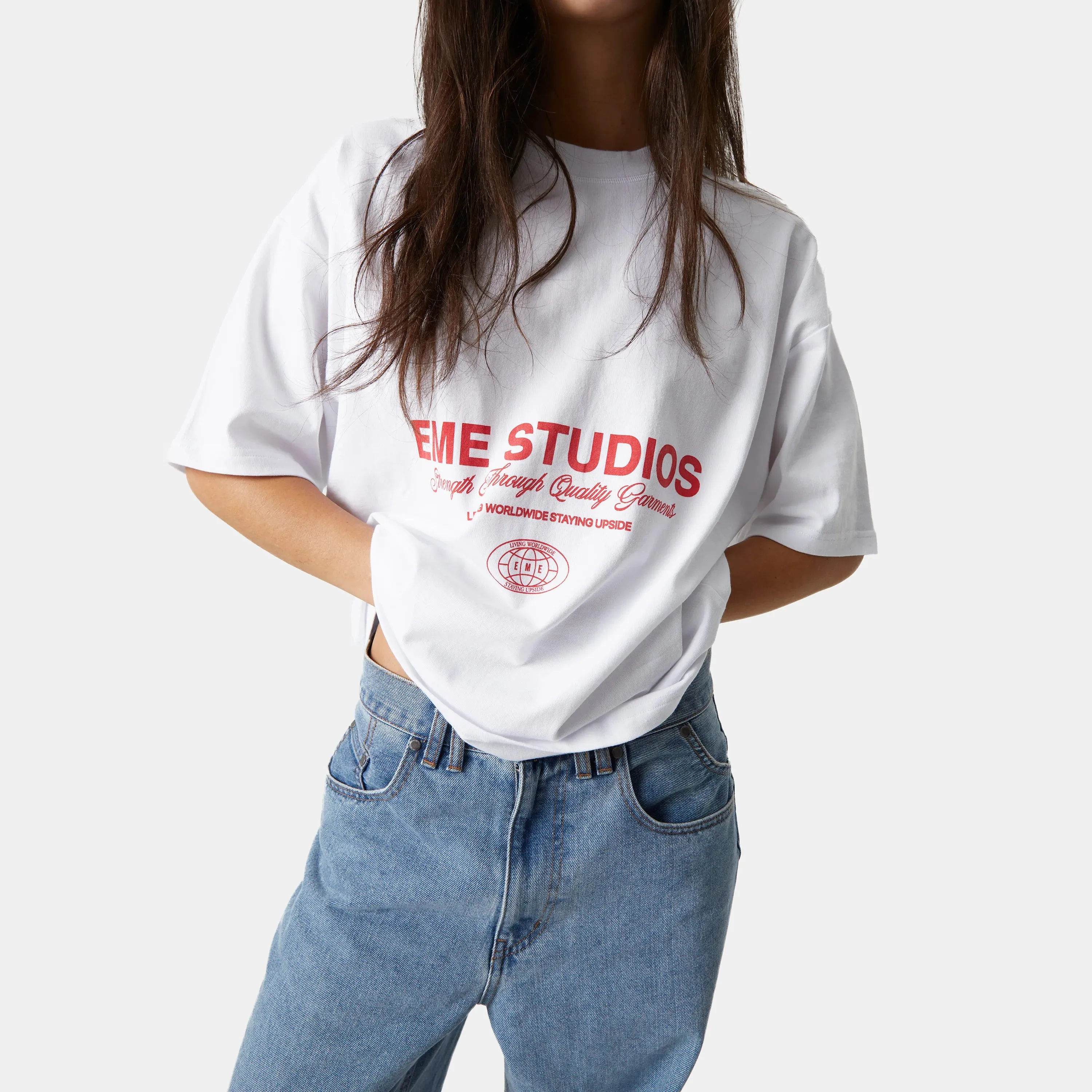 Touch Cherry Oversized Tee